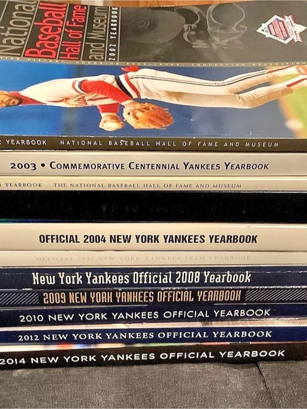 New York Yankees Official Team Yearbook Lot